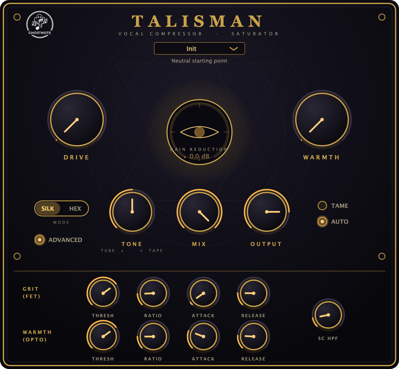 Ghostnote TALISMAN plugin interface