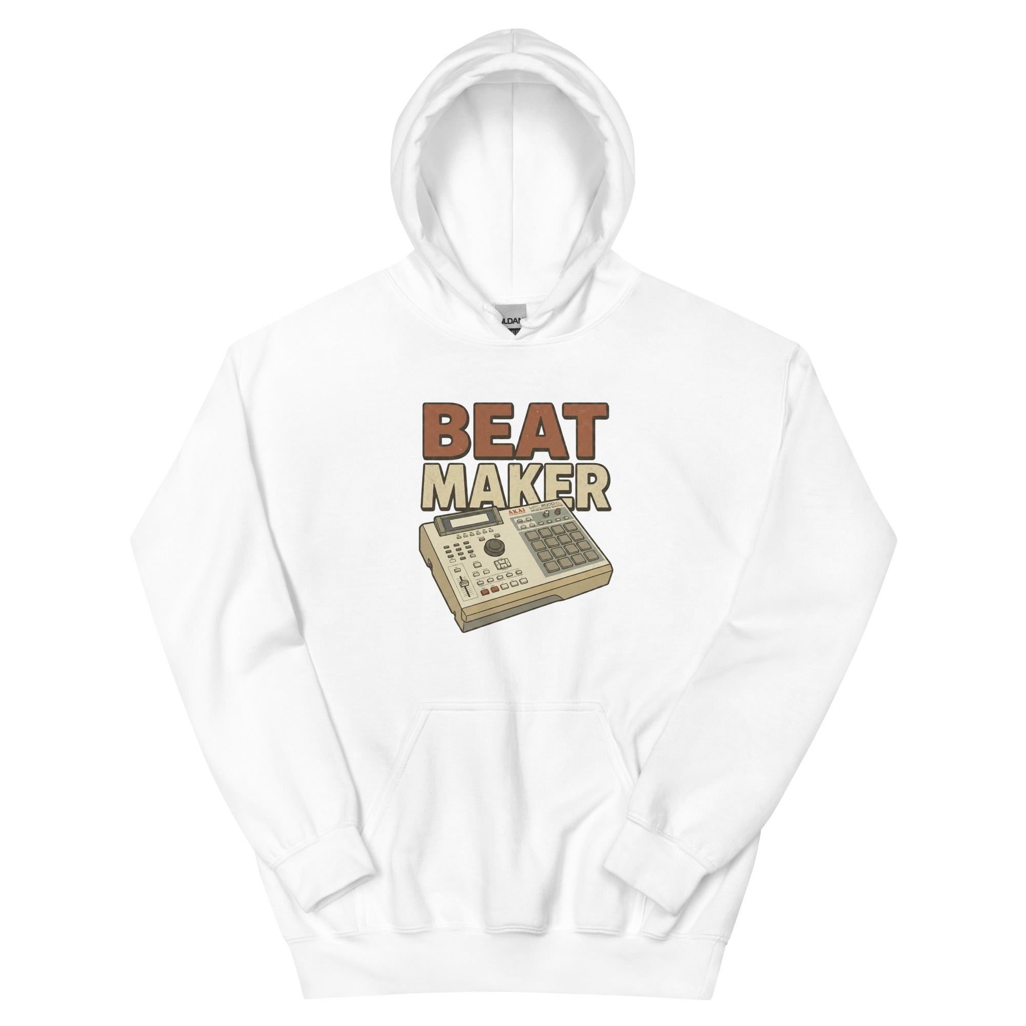 Beat Maker Hoodie with an MPC on the design