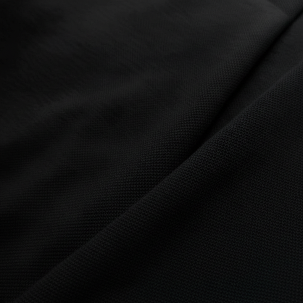 Close-up of dark blue fabric texture