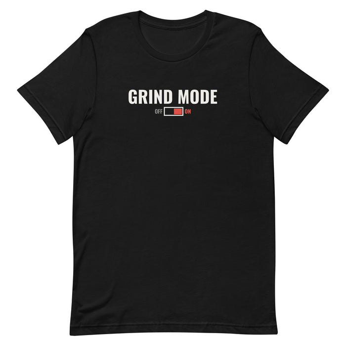 Grind Mode Tee in Black, flat front