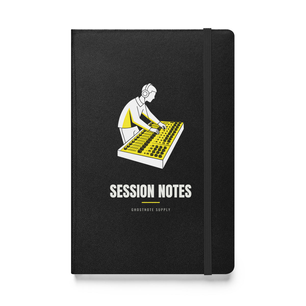 Session Notes Engineer Notebook, black hardcover, front