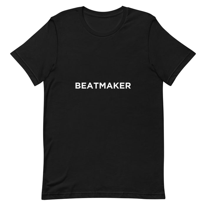 Beatmaker t-shirt in Black, flat front