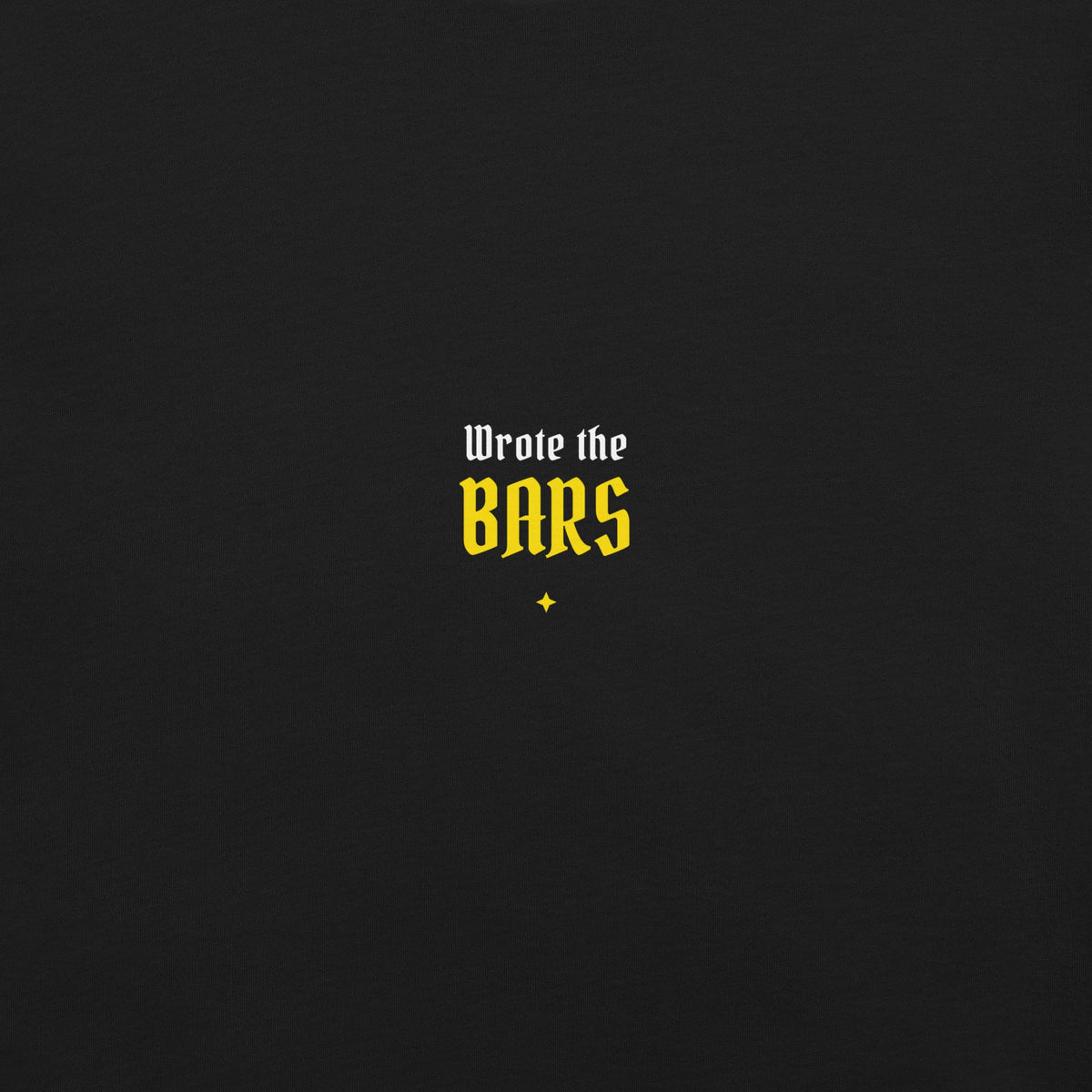 Wrote The Bars print detail