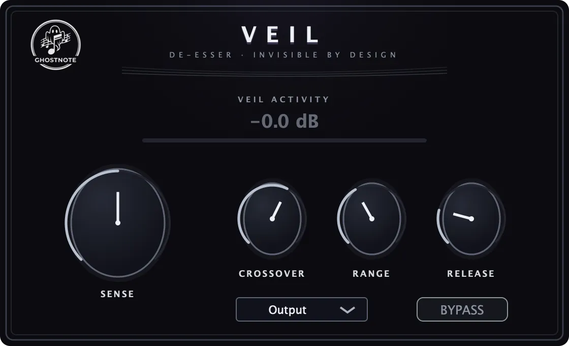 Ghostnote VEIL plugin interface